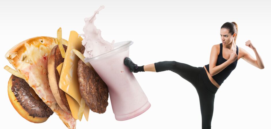Abandoning harmful food