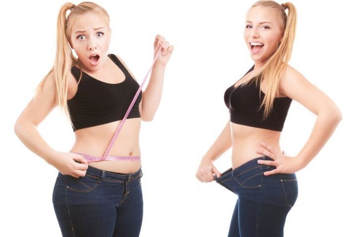 Full and losing weight a girl
