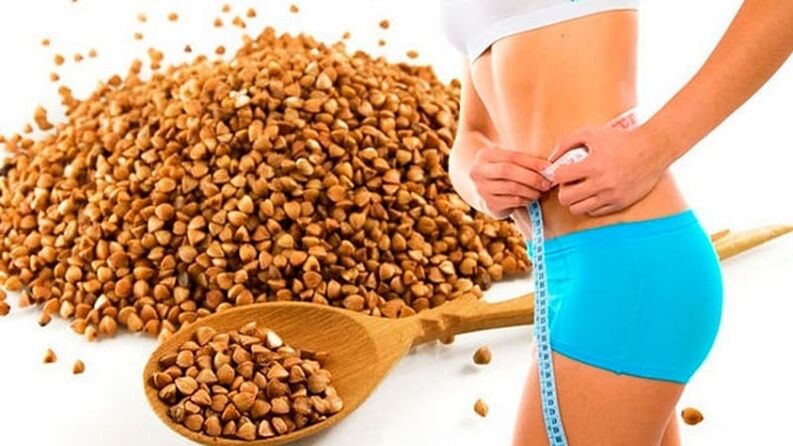 measure the waist during the buckwheat diet